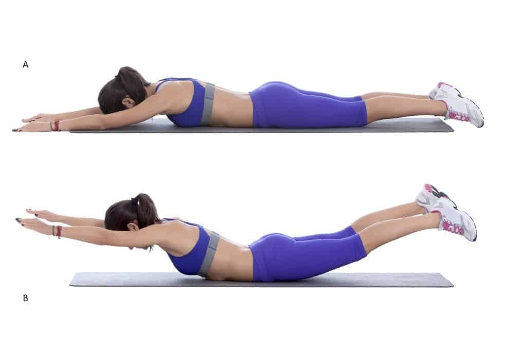 Superman Core Exercise for women