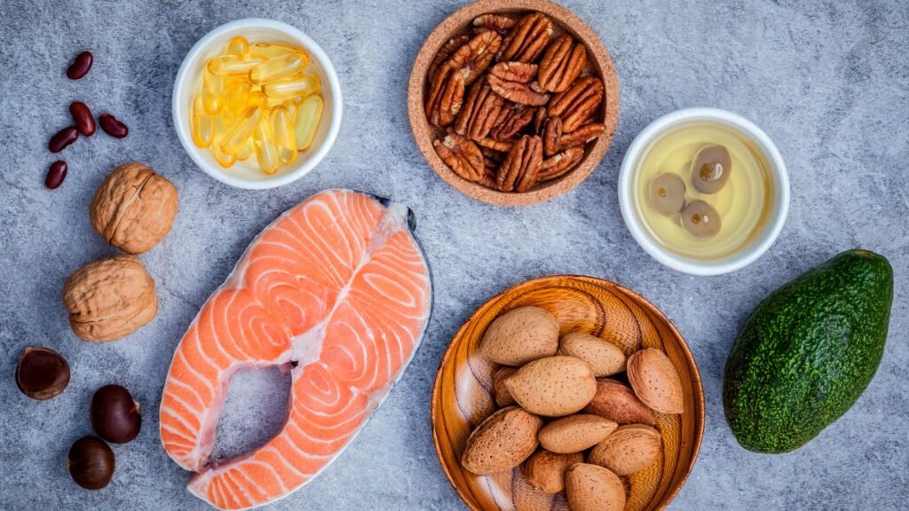 Flat Lay Image: Omega-3 Rich Foods